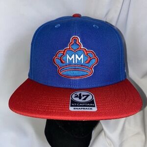 Men's '47 Blue Miami Marlins 2021 City Connect Captain Snapback Hat NEW